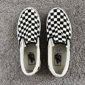 Classic slip on checkered Vans